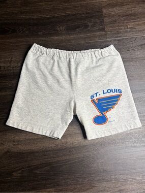 RARE Vintage 1988 St Louis Blues Sweat Shorts Size M